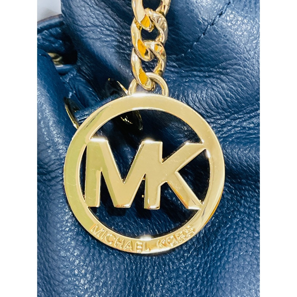 Michael Kors shoulder bag tote drawstring Camden satchel boho hobo leather purse - Picture 5 of 16